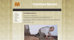 Desktop Screenshot of parkettlegermuenchen.de