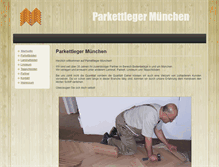 Tablet Screenshot of parkettlegermuenchen.de